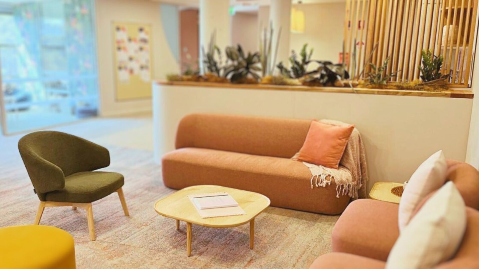 A waiting area in the Illawarra Women's Trauma Recovery Centre.