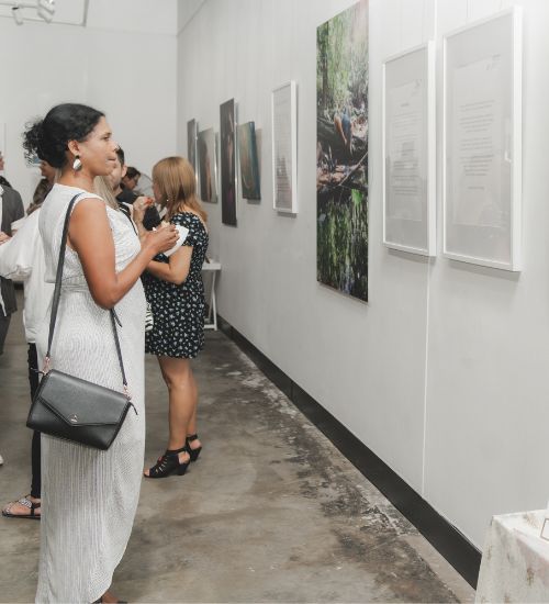 Works from the Illawarra Women's Trauma Recovery Centre's exhibition Our Voices, Our Stories