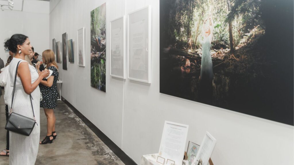 Works from the Illawarra Women's Trauma Recovery Centre's exhibition Our Voices, Our Stories