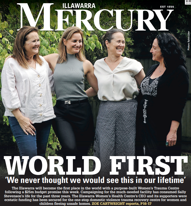 Illawarra Mercury Front Page